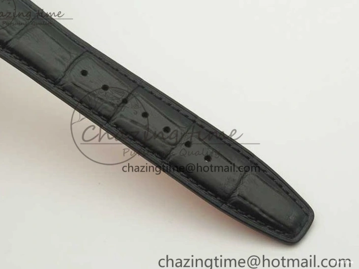 MIROTIME 0308 Portuguese Chrono SS ZF 1:1 Best Edition Gray Dial SS On Black Leather Strap A ZipUp 7215